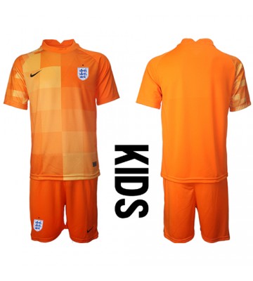 England Keeper Bortedraktsett Barn VM 2022 Kortermet (+ Korte bukser)
